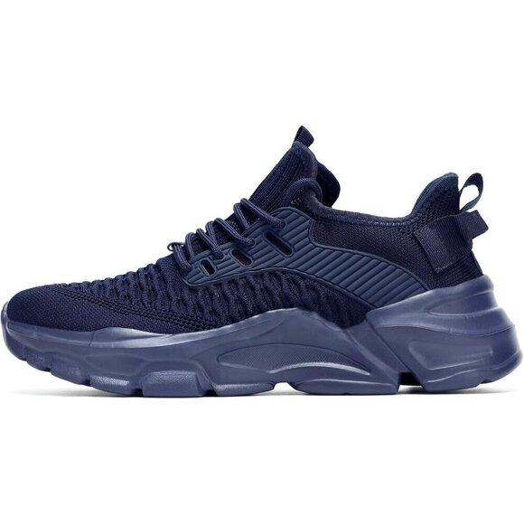 Men\'s Mesh Blue Non Slip, Breathable, Athletic Sports Fashion Sneakers Shoes main image 4
